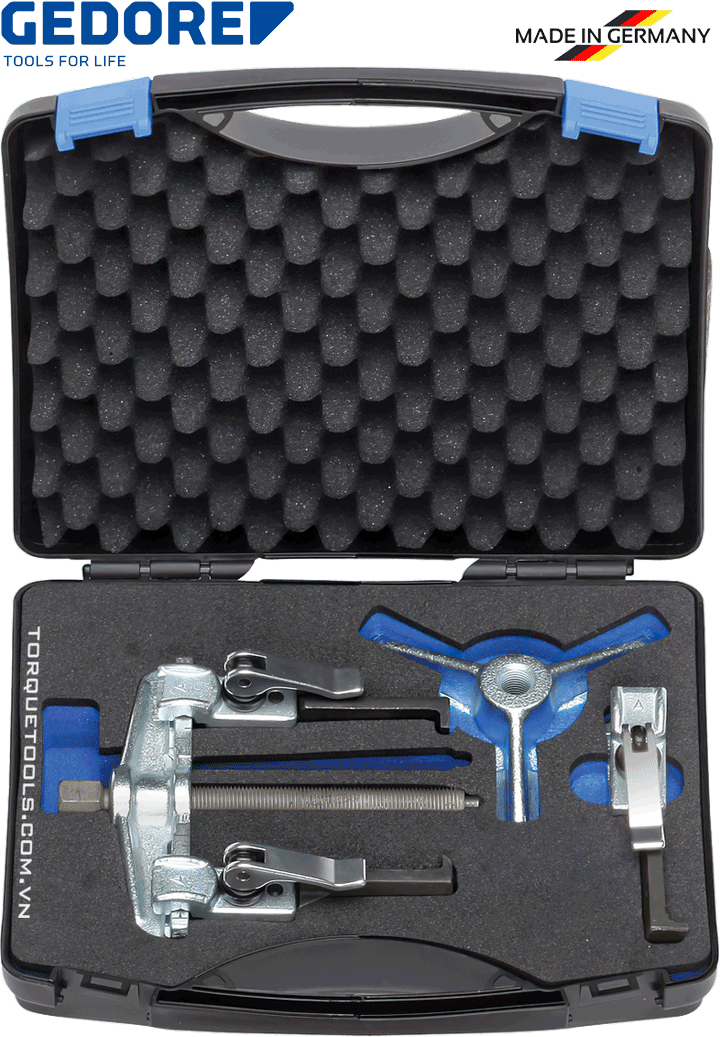 Bộ cảo cơ khí Gedore 1.07/K-1-SE, Gedore jaw puller 1.07/K-1-SE set 