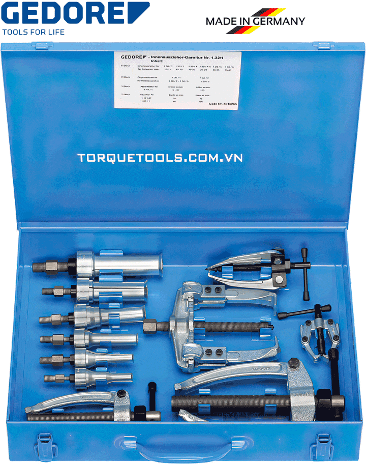Bộ cảo cơ khí Gedore 1.32/1, Gedore jaw puller 1.32/1 set