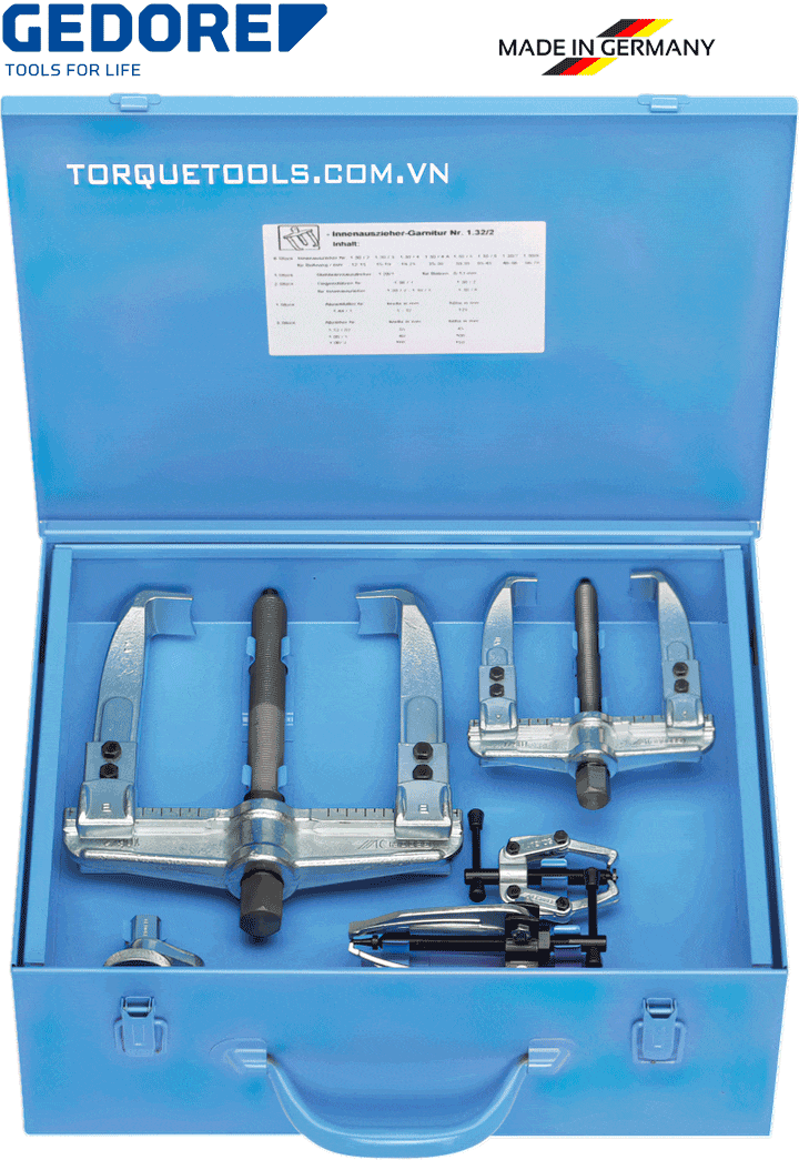 Bộ cảo cơ khí Gedore 1.32/2, Gedore jaw puller 1.32/2 set