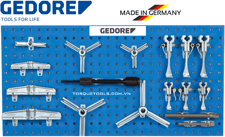 Bộ cảo cơ khí Gedore 2.30, Gedore jaw puller 2.30 set