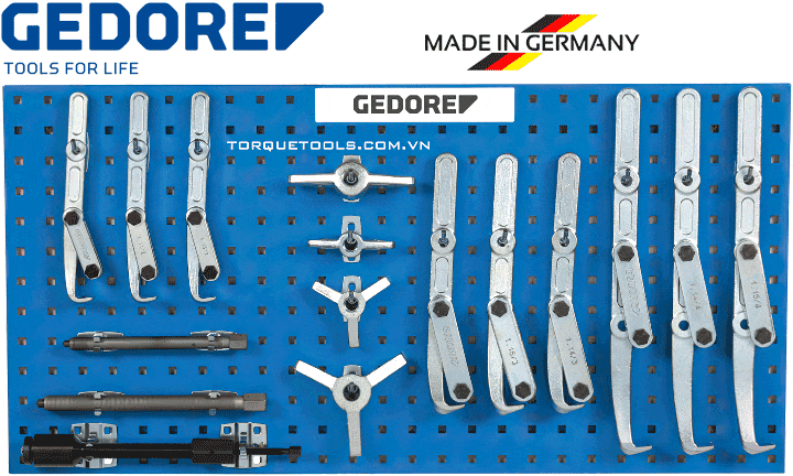 Bộ cảo cơ khí Gedore 2.40, Gedore jaw puller 2.40 set