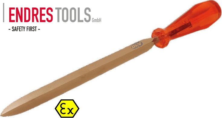 Cảo gỉ chống cháy nổ Endres 1372000S , Endres non sparking spatula flexible blade 1372000S