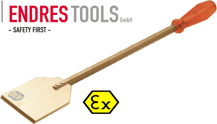 Cảo gỉ chống cháy nổ Endres 7150001S , Endres non sparking spatula flexible blade 7150001S