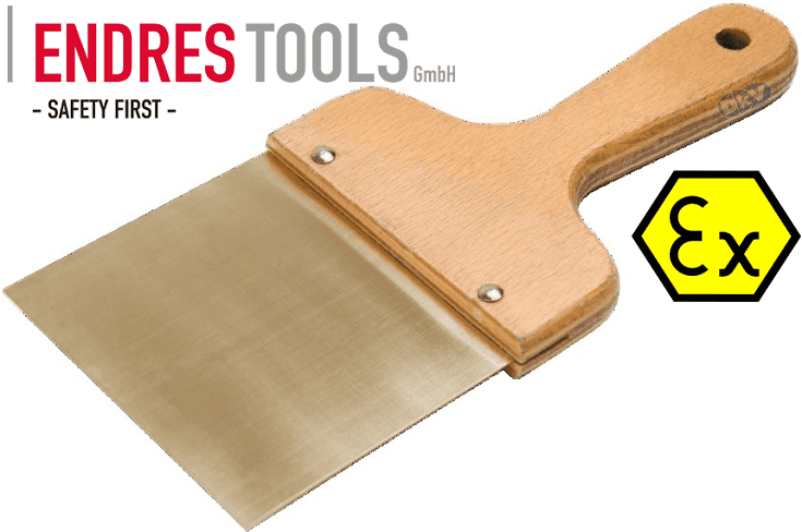 Cảo gỉ chống cháy nổ Endres 7230012S , Endres non sparking spatula flexible blade 7230012S