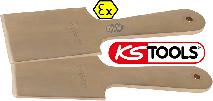 Cạo gỉ chống cháy nổ KS Tools 963.9530, KS Tools non sparking Spray booth scraper 963.9530