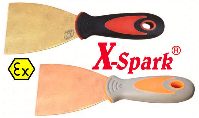 Cảo gỉ chống cháy nổ X-Spark 203B-1004 ,X-Spark non sparking spatula flexible blade 203B-1004