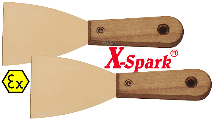 Cảo gỉ chống cháy nổ X-Spark 204E-1004 ,X-Spark non sparking spatula flexible blade 204E-1004