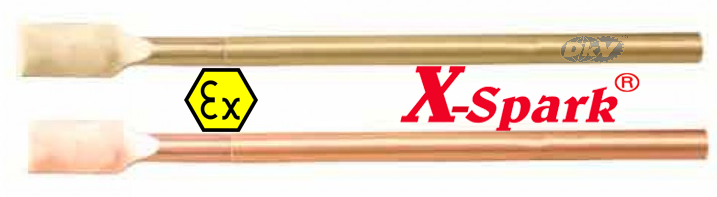 Cảo gỉ chống cháy nổ X-Spark 205B-1006 ,X-Spark non sparking spatula flexible blade 205B-1006