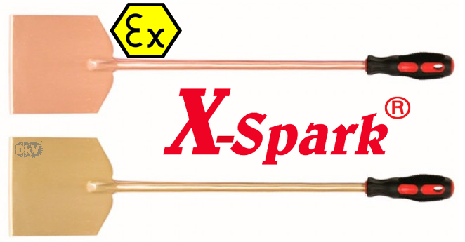 Cảo gỉ chống cháy nổ X-Spark 212A-1002 ,X-Spark non sparking spatula flexible blade 212A-1002