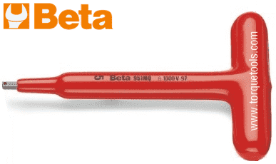 Lục giác chữ T cách điện Beta 951MQ 8, Beta insulated T - hand wrench 951MQ 8
