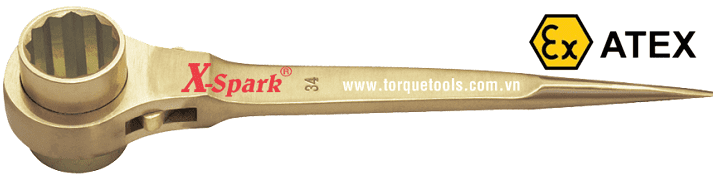 co le duoi chuot chong chay no X-Spark 180-36, X-Spark non sparking spanner 180-36