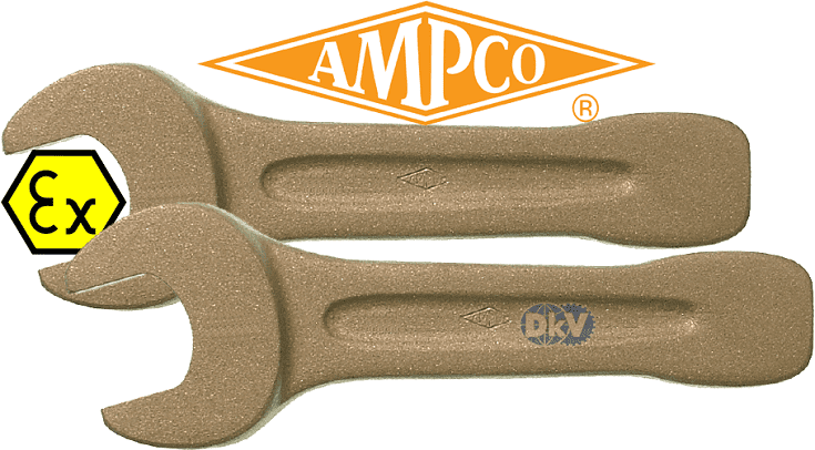 co le dong chong chay no Ampco Bj0027, Ampco striking open end wrench Bj0027