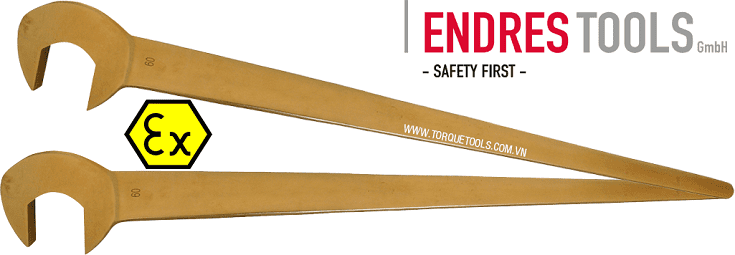 co le duoi chuot chong chay no endres 0330064s , endres non sparking long handle open end wrench 0330064s
