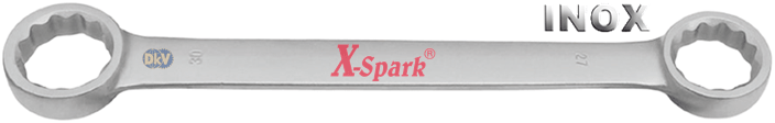 Co le Inox X-Spark 8108-0911, X-Spark stainless steel double ring spanners 8108-0911