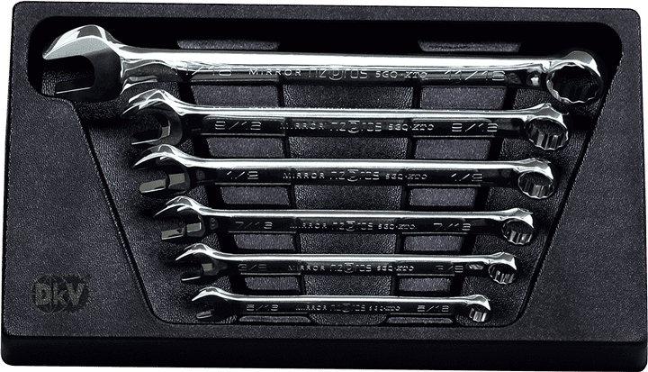 Bộ cờ lê ktc NTMS206B, ktc combination reversible ratcheting wrench set NTMS206B