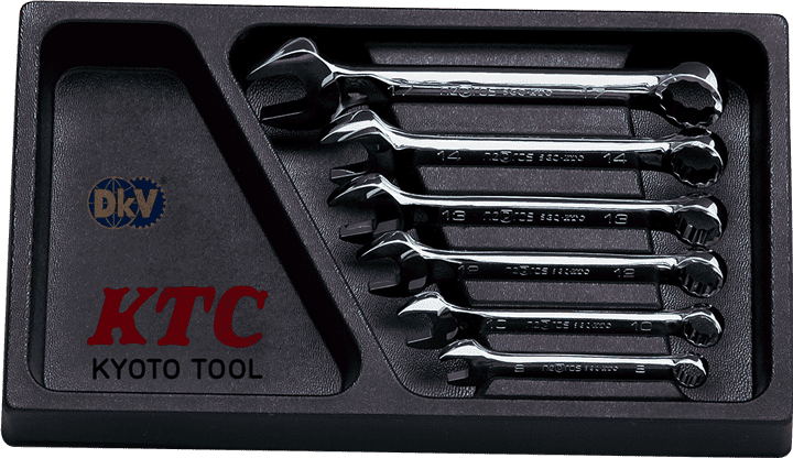 Bộ cờ lê ktc NTMS2S06 , ktc combination reversible ratcheting wrench set NTMS2S06