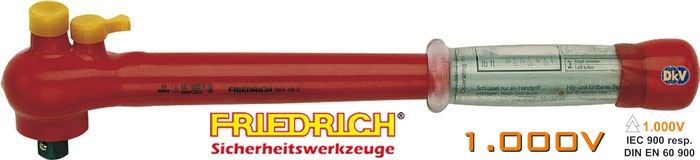 co le luc cach dien Friedrich 364492, Friedrich VDE torque wrench 364492