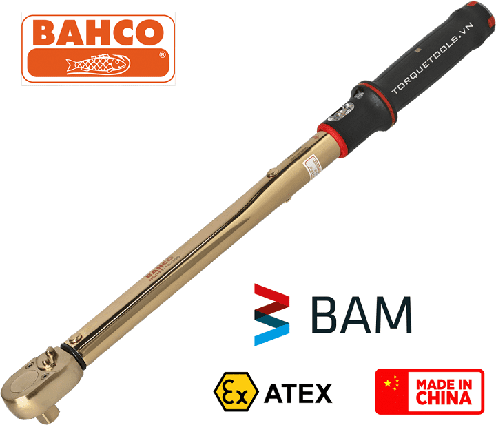 Cờ lê lực chống cháy nổ Bhaco NS041-8-25, Bahco non sparking torque wrench NS041-8-25