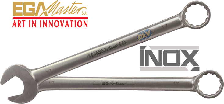 Co le vong mieng Inox Egamaster 38116, Egamaster inox combination spanners 38116