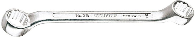 Cờ lê tròng Gedore 2 B 14x15, Gedore offset double ring spanner 2 B 14x15