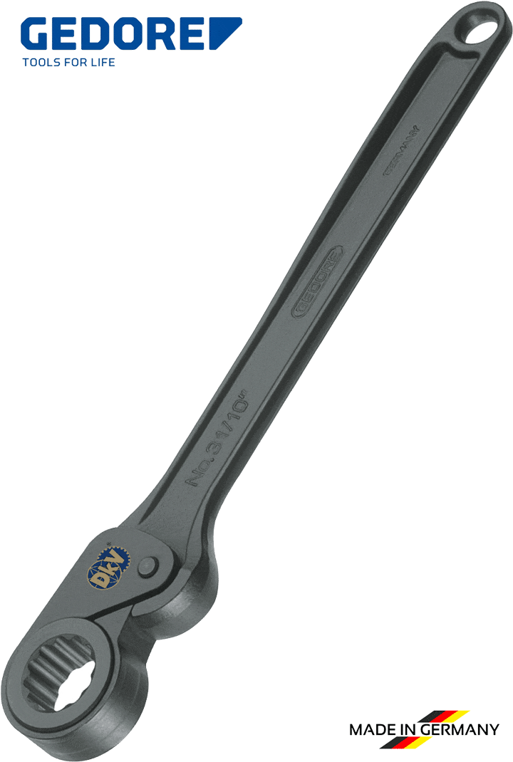 Cờ lê Gedore 31 KR 30-55, cờ lê tròng Gedore 31 KR 30-55, Gedore ratchet single ring spanner 31 KR 30-55