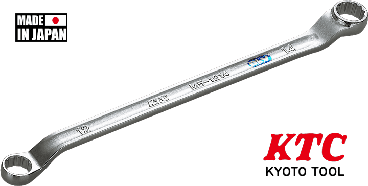 Co le trong KTC M5-0607, KTC offset Double ring spanners M5-0607