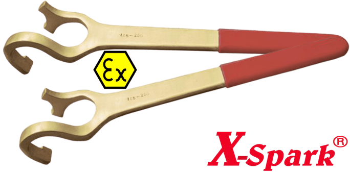 Co le Valve chong chay no X-Sparks 176c-1002, X-Sparks non sparking valve spanner 176c-1002