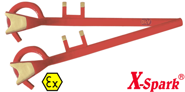 Co le Valve chong chay no X-Sparks 176d-1004, X-Sparks non sparking valve spanner 176d-1004