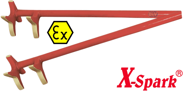 Co le Valve chong chay no X-Sparks 176e-1008, X-Sparks non sparking valve handle 176e-1008