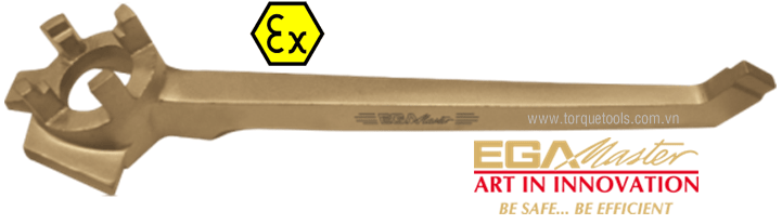 Co le Valve chống chay no Egamaster 71446, Egamaster non sparking long valve wrench 71446