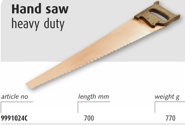 cưa chong chay no endres 9991024C, endres hand saw 9991024C