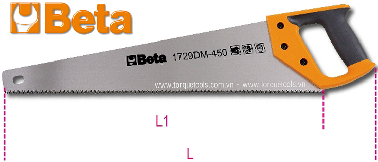 cua tay beta 1729DM 450, beta hand hacksaw frames 1729DM 450