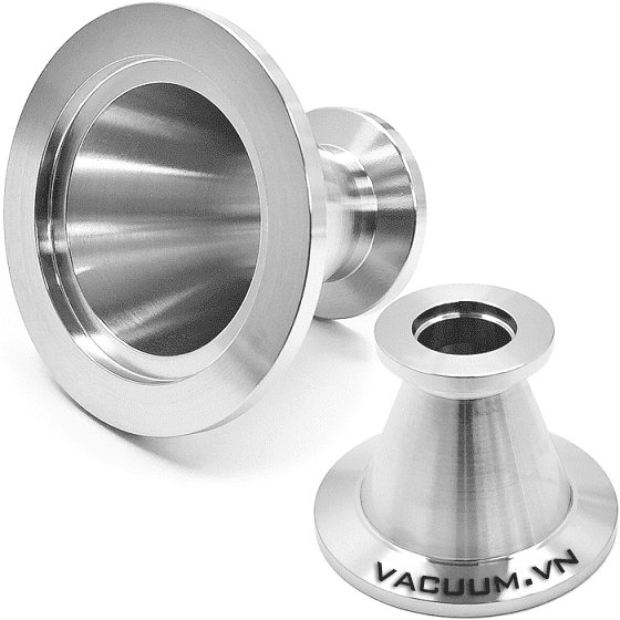 Cút chuyển đổi chân không KF16 - KF40, đầu chuyển đổi chân không KF16 - KF40, Adapter Conical of vacuum KF16 - KF40
