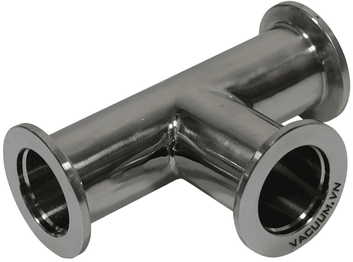 Cút chân không KF16 chữ T, KF16 tees adaptor for vacuum