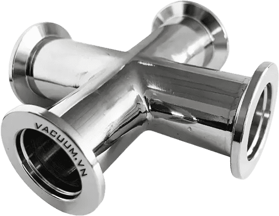 Cút chân không KF16 chữ thập, K16 crosses adaptor for vacuum