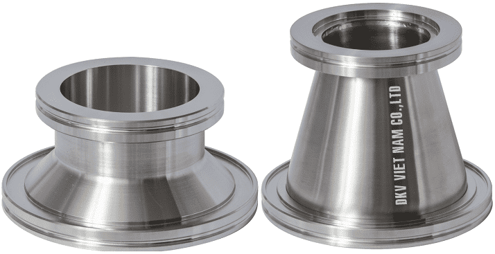 Cút chuyển đổi chân không ISO100 - ISO63, đầu chuyển đổi chân không ISO100 - ISO63, Adapter Conical of vacuum ISO100 - ISO63