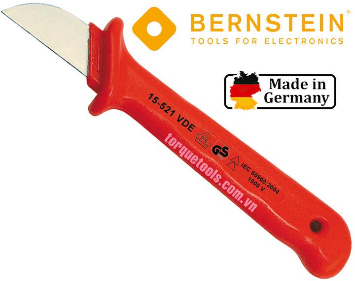 dao cach dien bernstein 15-521-vde, bernstein insulated knives 15-521-vde