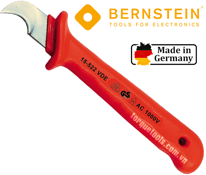 dao cach dien bernstein 15-522-VDE, bernstein insulated knives 15-522-VDE