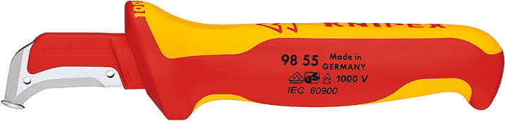 dao cach dien knipex 98 55, knipex INSULATED KNIVES 98 55