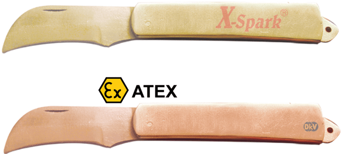 dao chong chay no x-spark 204B-1002 , X-spark non sparking knife 204B-1002