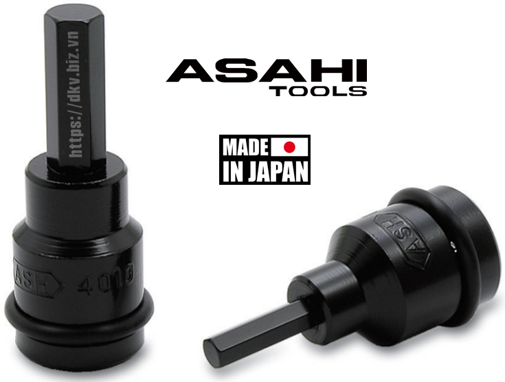 Khẩu cắm vít lục giác Asahi UX4012 , Asahi impact hex bit socket UX4012