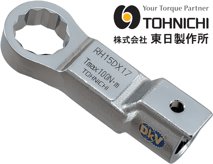Đầu cờ lê lực Tonichi RH15D X 30, Tonichi head for torque wrench RH15D X 30