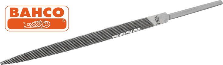 đầu dua vuông Bahco 1-170-06-2-0, Bahco three square file industry pack 1-170-06-2-0