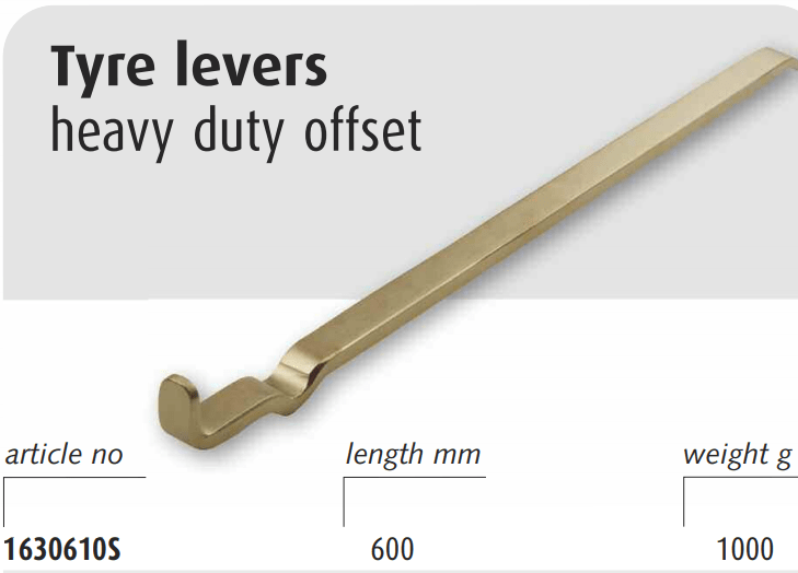 Banh chống cháy nổ Endres 1630610S, Endres non sparking Tyre levers 1630610S