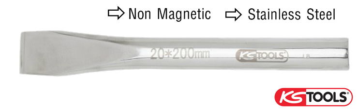 duc giac inox ks tools 964.3107 , ks tools inox flat chisel 964.3107