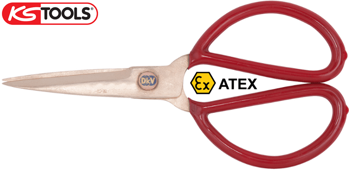 keo cat chong chay no KS Tools 962.9017, KS Tools non sparking cutting shears 962.9017