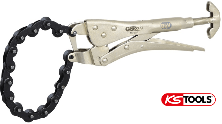 Cắt ống KS Tools 150.1510, KS Tools Grip chain pipe cutter 150.1510