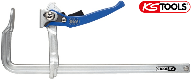 Kẹp chữ F KS Tools 145.0412, KS Tools screw F-clamp 145.0412 