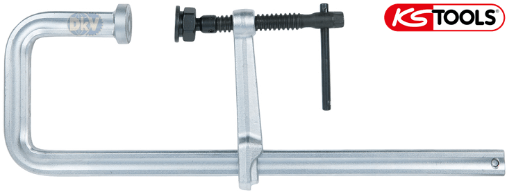 Kẹp chữ F KS Tools 145.0430, KS Tools screw F-clamp 145.0430