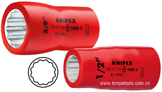 khau chup cach dien knipex 98 47 7/8", dau chup cach dien knipex 98 47 7/8"